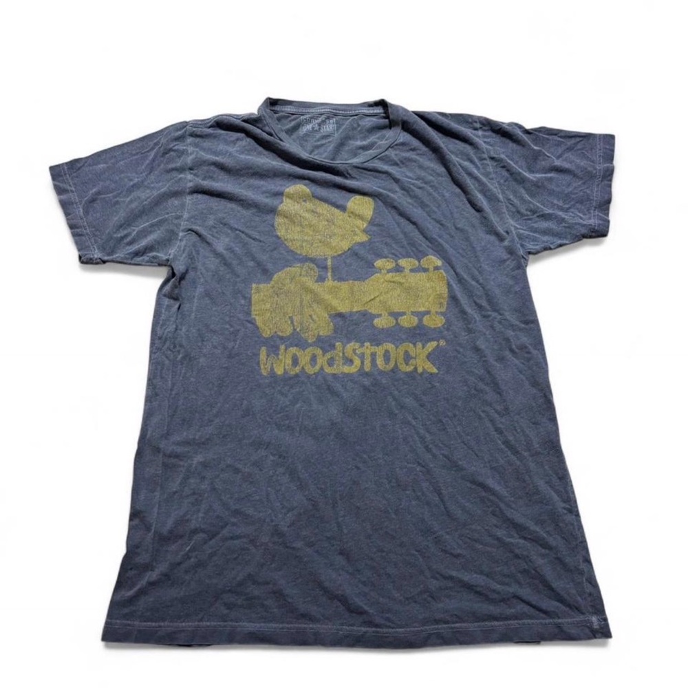 Grey converse “Woodstock” graphic tee size Large